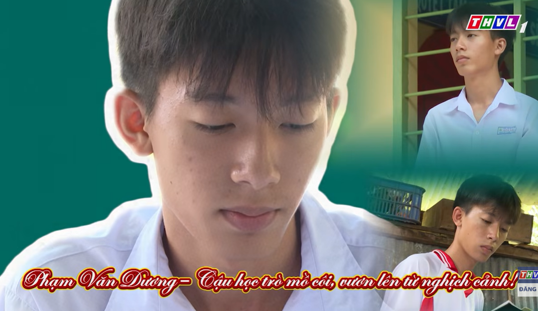 Nghị lực vượt khó của cậu học trò mồ côi Phạm Văn Dương